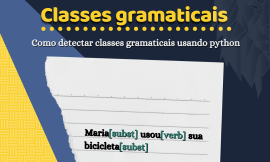 Como detectar classes gramaticais usando Python