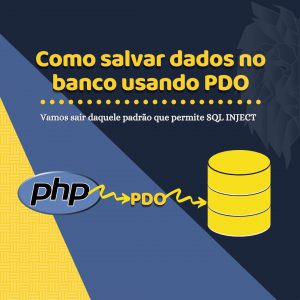 Salvar dados no banco usando PDO