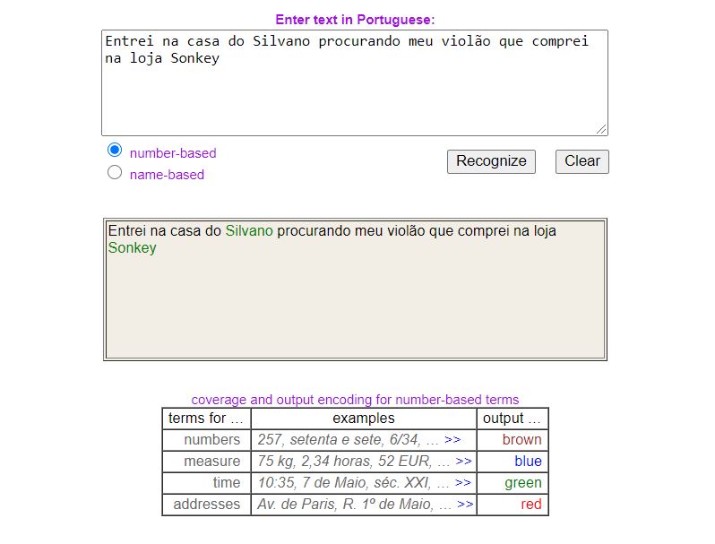 named entity recognizer