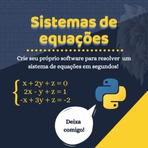 Como resolver um sistema de equações usando python